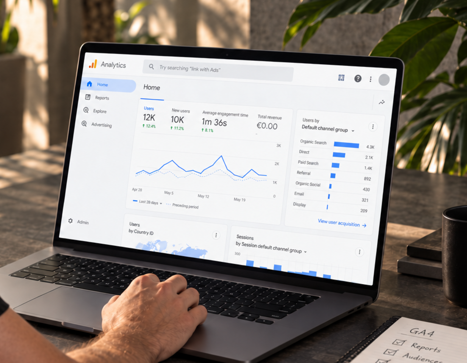 Vyhodnocení dat v Google Analytics 4
